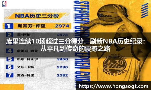 库里连续10场超过三分得分，刷新NBA历史纪录：从平凡到传奇的震撼之路